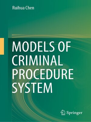 cover image of Models of Criminal Procedure System
